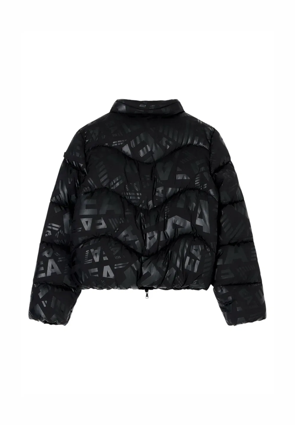 Зимняя куртка цвета хаки Ea7 Emporio Armani, Black — фото 2