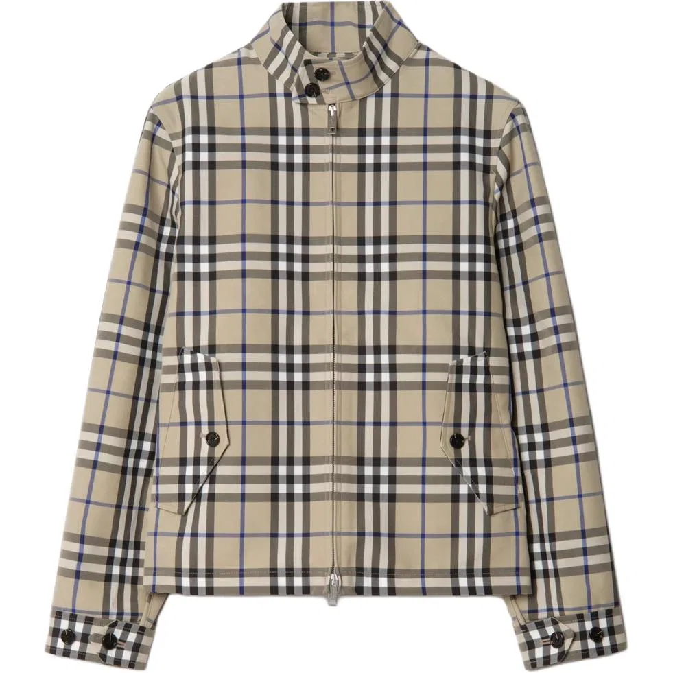Мужская куртка со средним воротником Lichen Beige Burberry, Lichen Beige