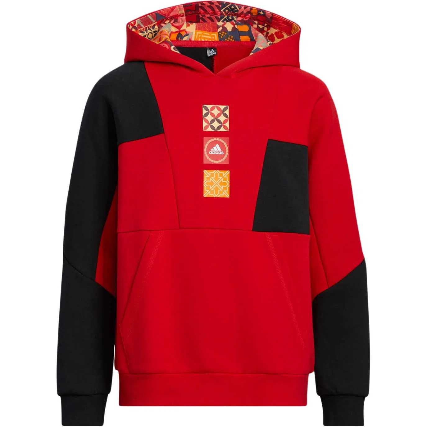 Детский спортивный комплект для мальчиков с принтом Adidas, Red Black — фото 3