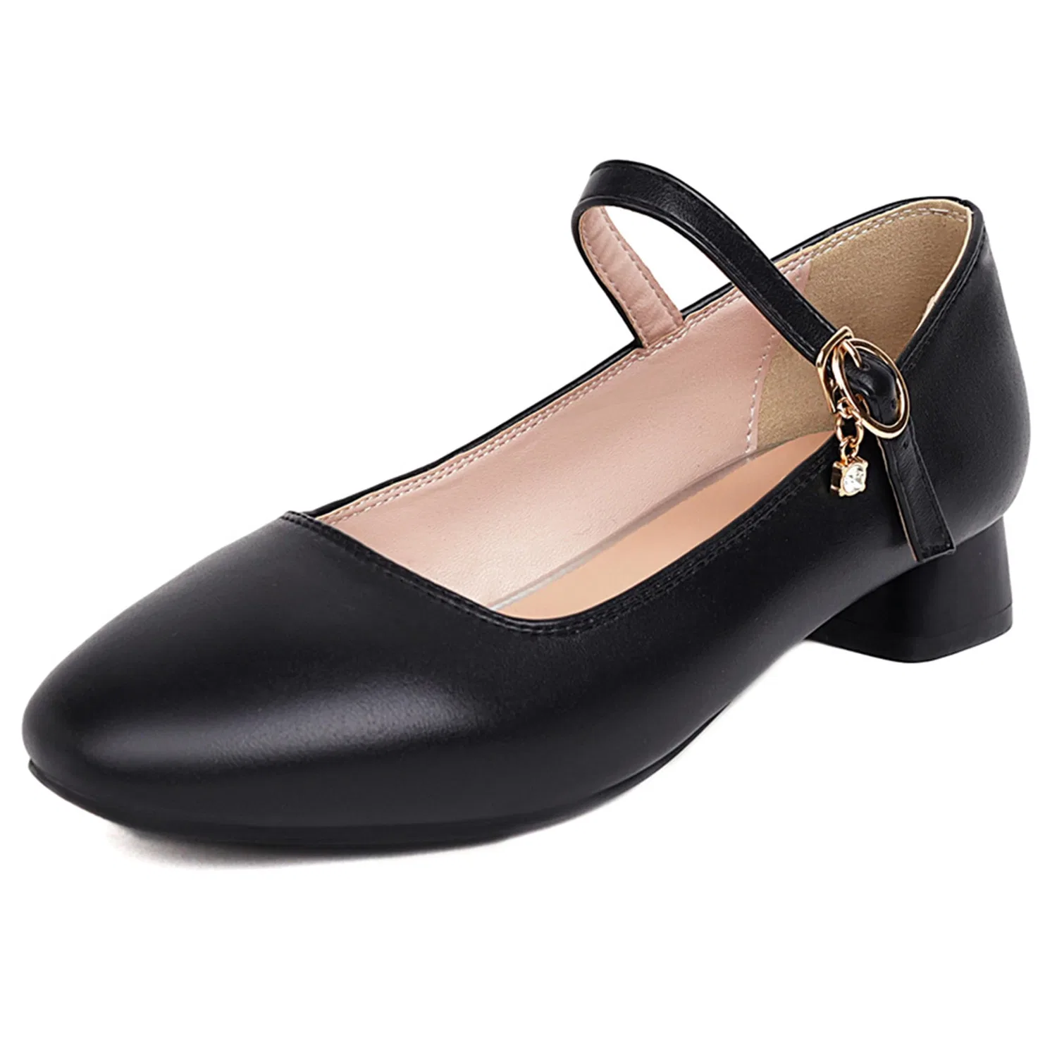 Детские туфли Mary Jane для девочек LarDorLin, Nero Square Toe 2