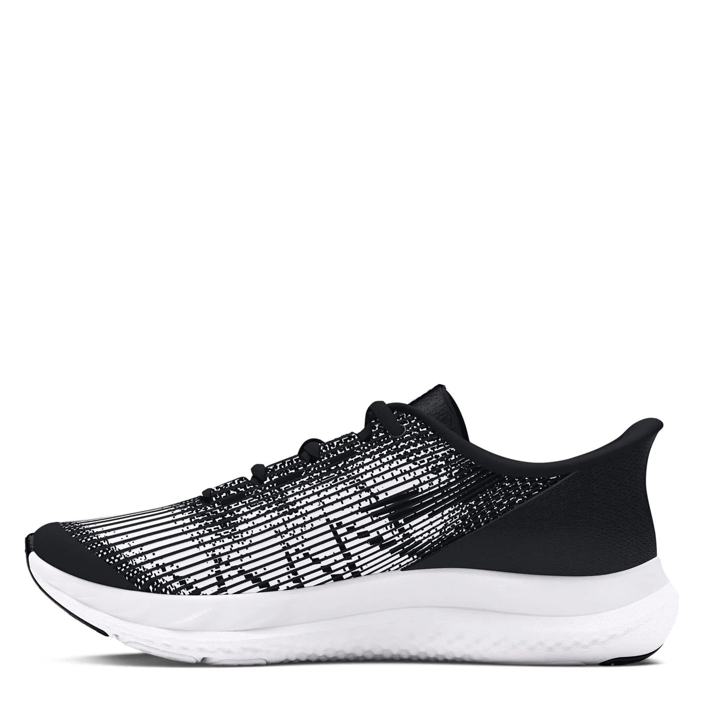 Детские кроссовки для мальчиков с принтом Speed Swift Under Armour, Black Black White — фото 2