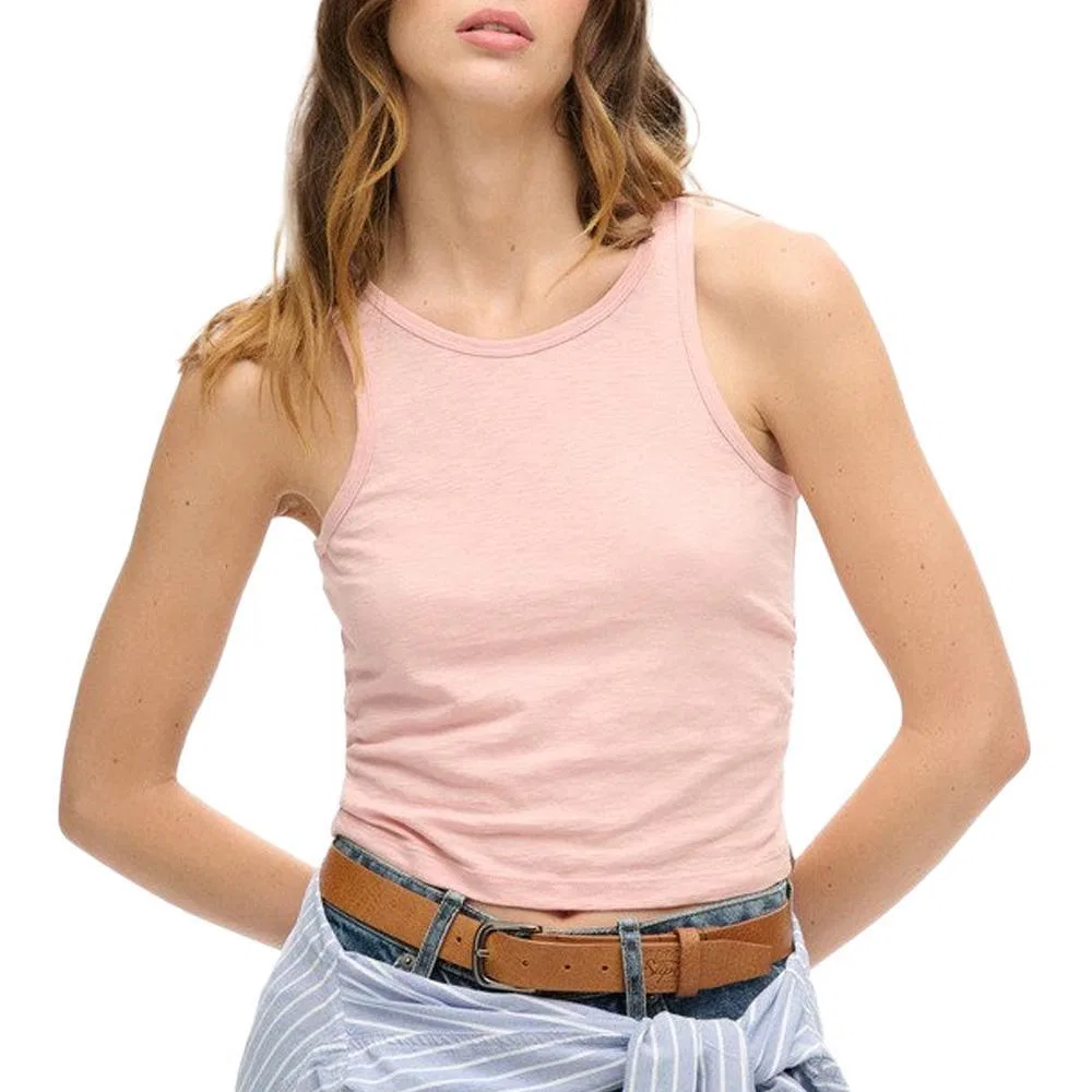 Женский топ без рукавов Superdry, Цвет Роза