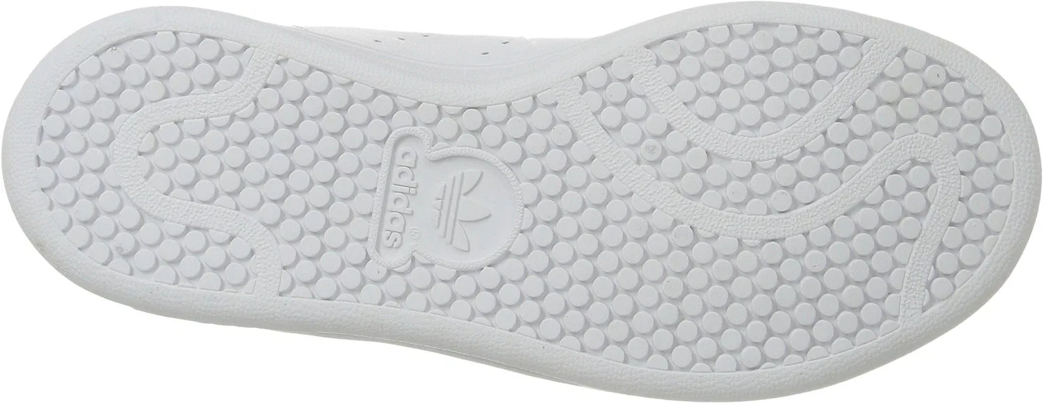 Детские кроссовки для мальчиков с кожаным верхом Stan Smith Adidas Originals, White Blue — фото 3