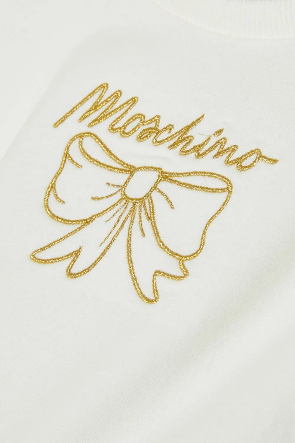 Свитшот с логотипом-бантом Bow Logo Moschino — фото 4