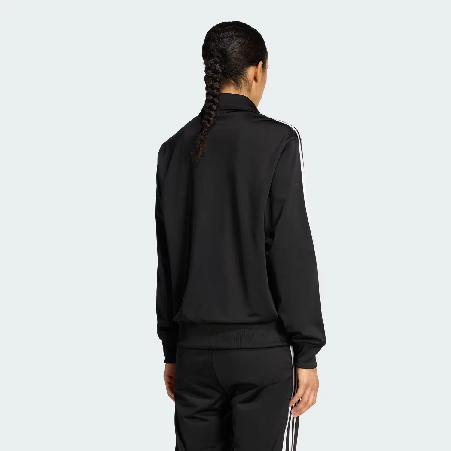 Женская олимпийка свободного кроя Firebird Track Top Loose Adidas Originals, черный/белый — фото 3