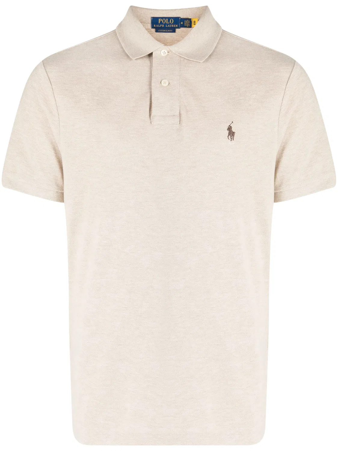 Поло рубашка из хлопка с логотипом Polo Ralph Lauren, коричневый