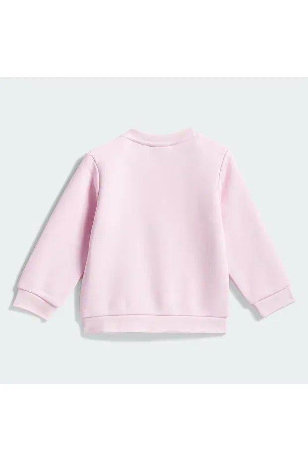 Детский спортивный комплект для девочек хлопковый Adidas, Pink — фото 3