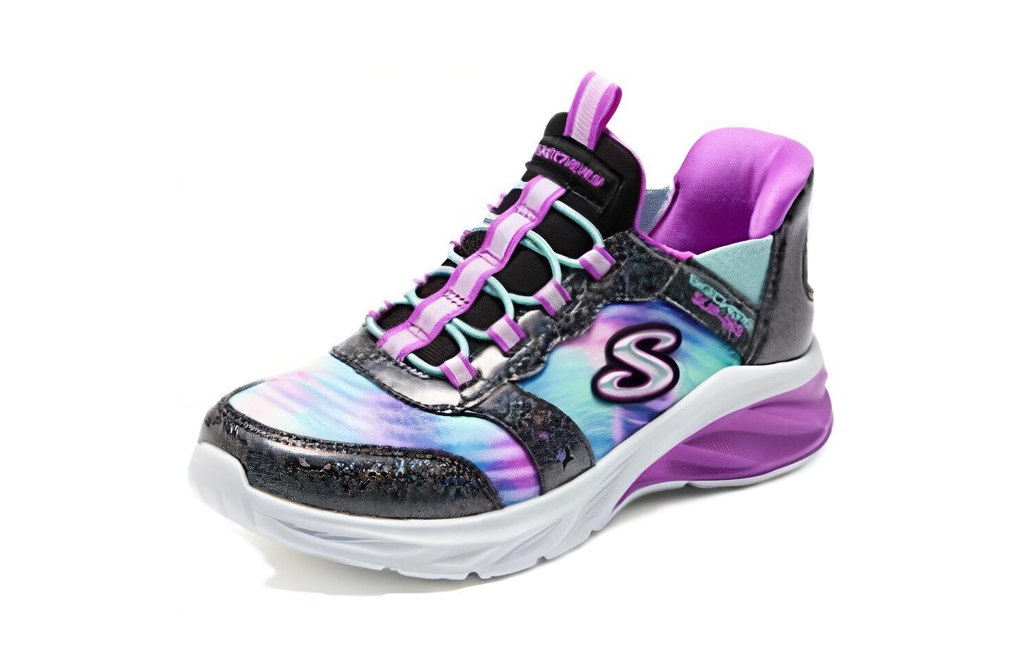 Кроссовки Skechers Kids Lifestyle Shoes Kids Low-top Black Multicolor, черный — фото 3