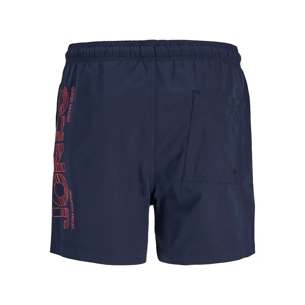 Плавки Maui Wave Logo Jack & Jones, синий — фото 4