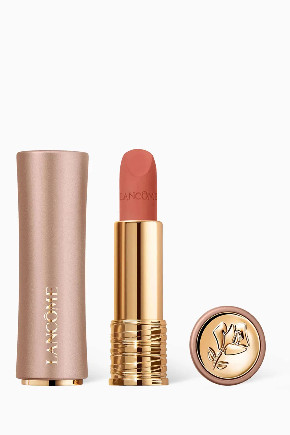 Губная помада матовая L'Absolu Rouge Intimatte Lancôme, французский румяный