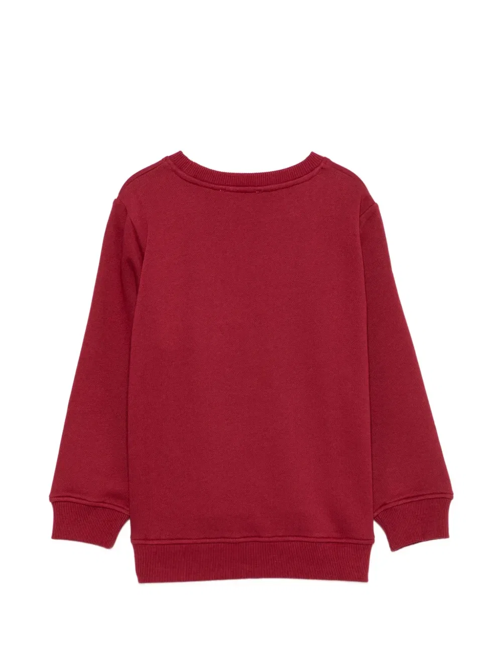 Свитшот с вышивкой логотипа Stella McCartney Kids, красный — фото 2