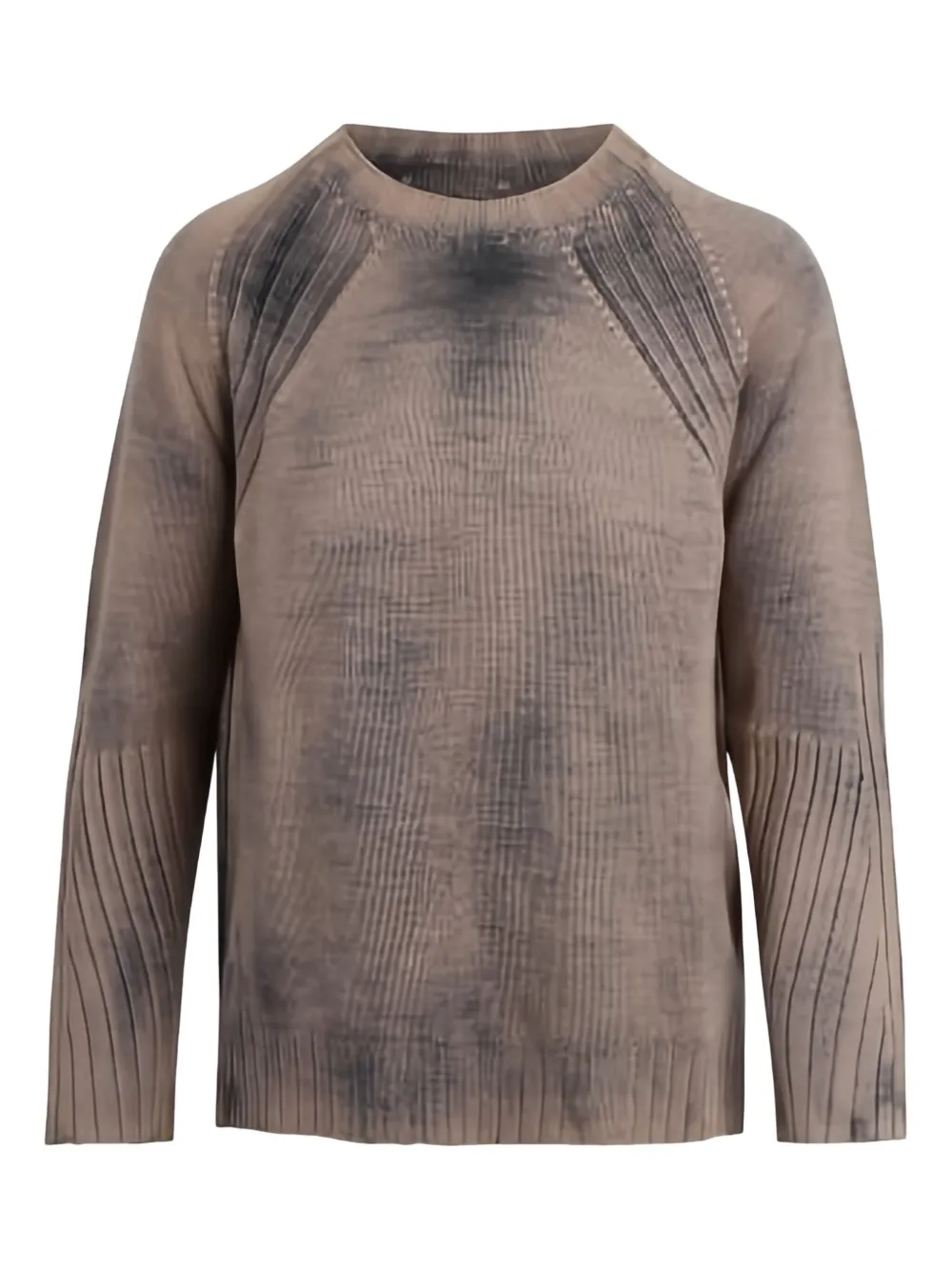 

Свитер с ребристыми вставками Ploumanach, серый