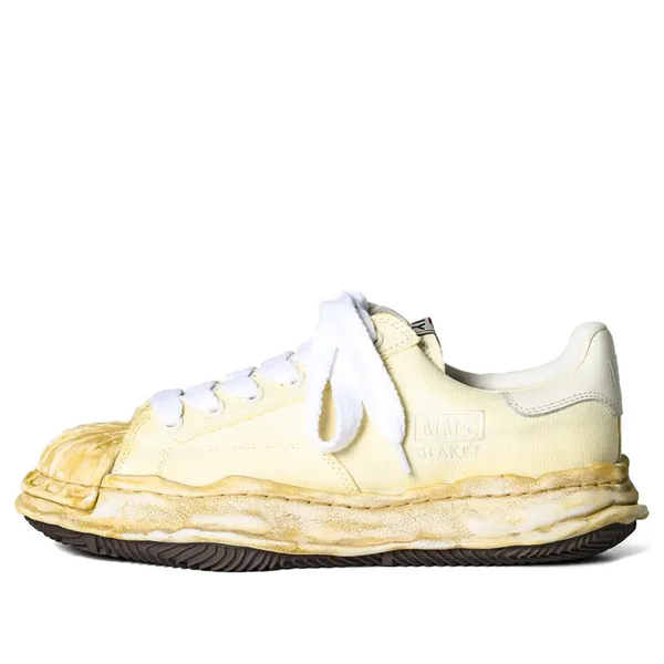 

Кроссовки blakey og sole canvas over dyed low Maison Mihara Yasuhiro, белый