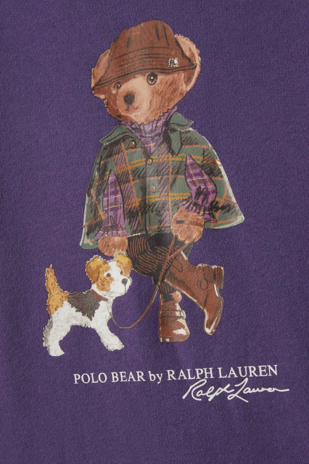 Платье из футера с принтом Polo Bear Polo Ralph Lauren — фото 3