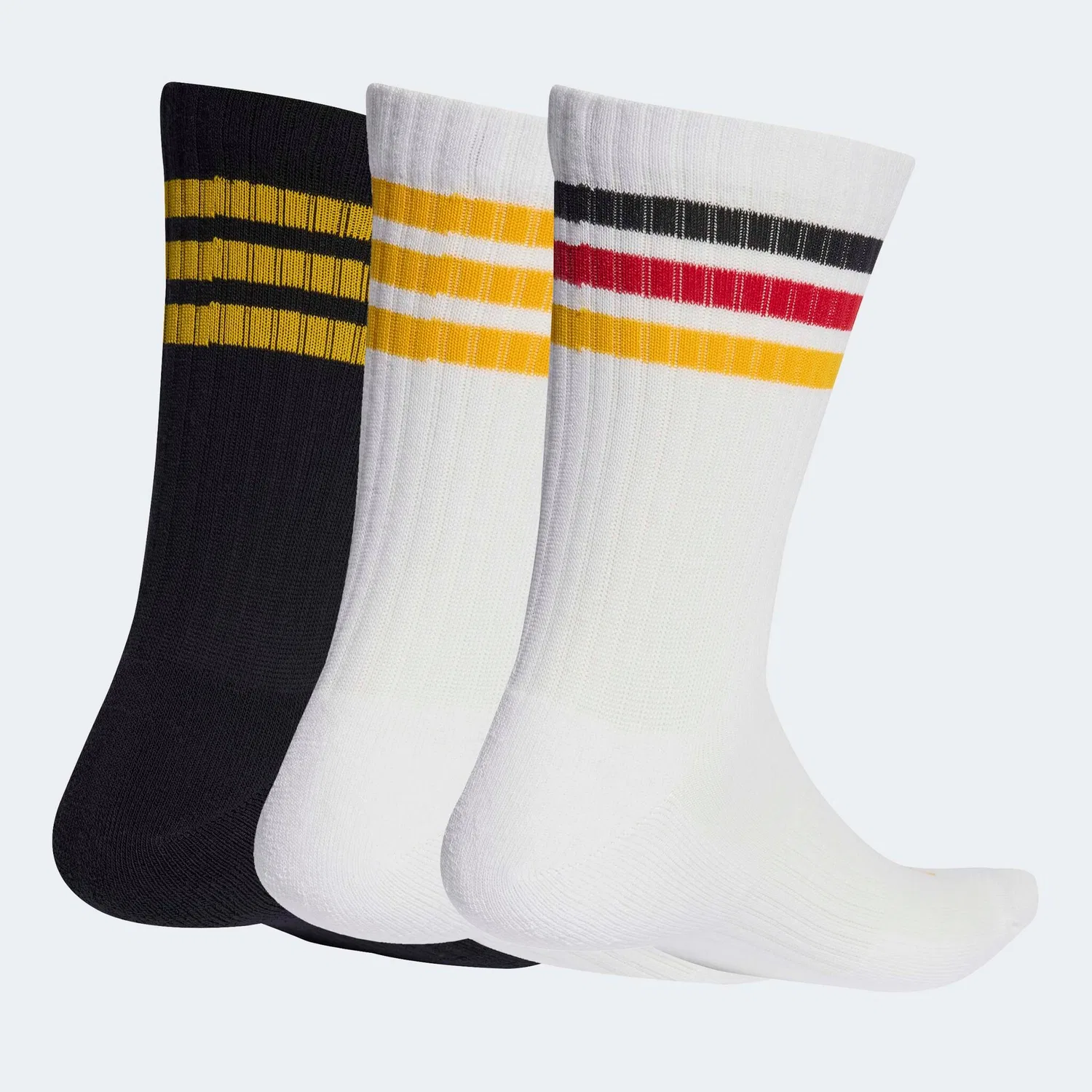 Женские носки с мягкой подкладкой и поддержкой свода стопы Adidas Performance, White/Black/Collegiate Gold — фото 2