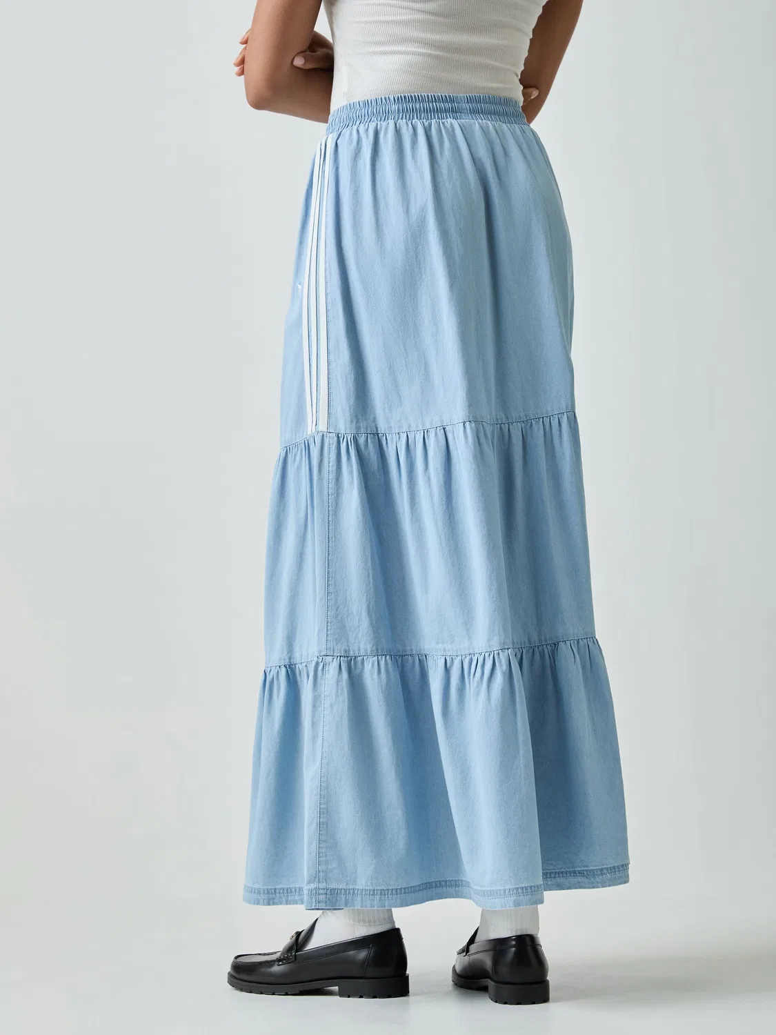 Юбка джинсовая Summer Glow Denim, adidas Originals, Light Blue Denim — фото 3