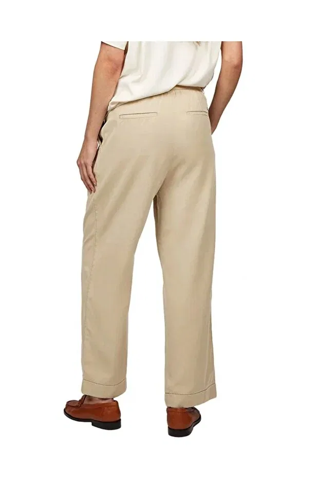 Женские брюки чинос свободного кроя Tommy Hilfiger, Beige — фото 4