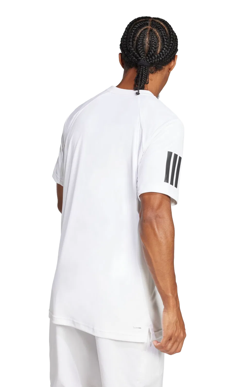 Мужская спортивная футболка с тремя полосками Club Tennis CLIMACOOL Adidas, белый — фото 4