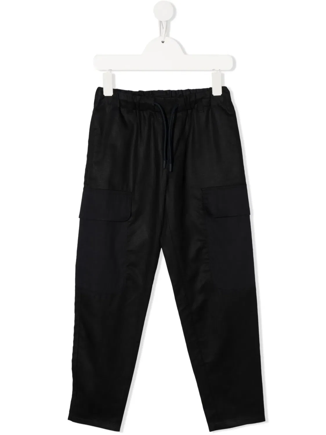 Штаны на шнурке Emporio Armani, темно-синий