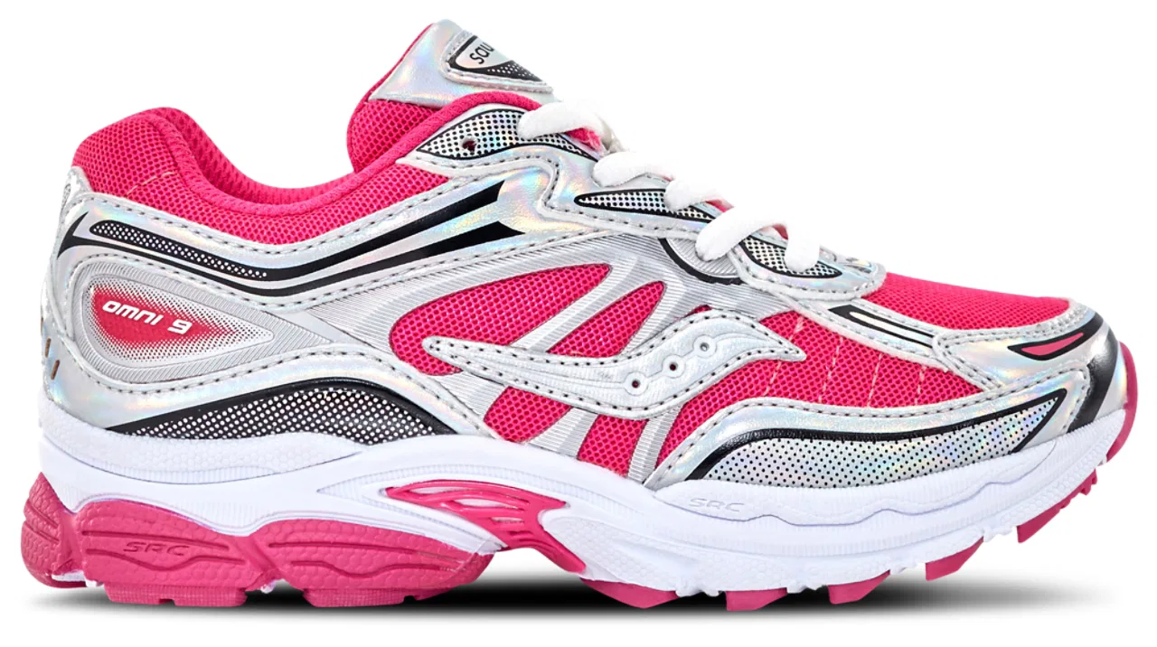 Детские кроссовки Omni 9 Saucony, цвет Fuchsia/Silver