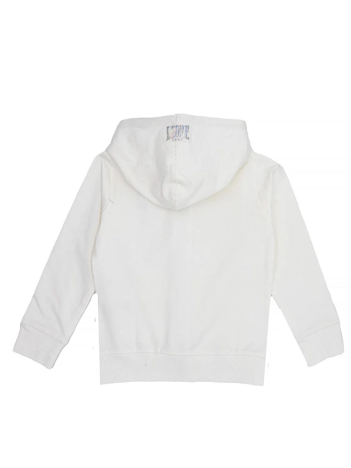 Детское худи с блестками Glitzernder Kapuzenpullover fur Madchen mit Reißverschluss, Leone 1947 Apparel, Weiss