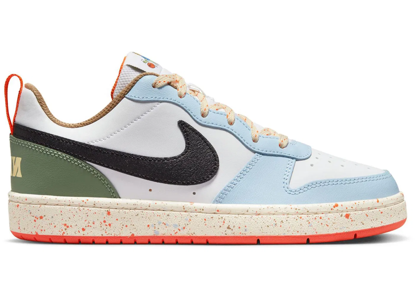 Детские кроссовки Lifestyle Nike Court Borough Low 2, White/Black-Sail-Alabaster