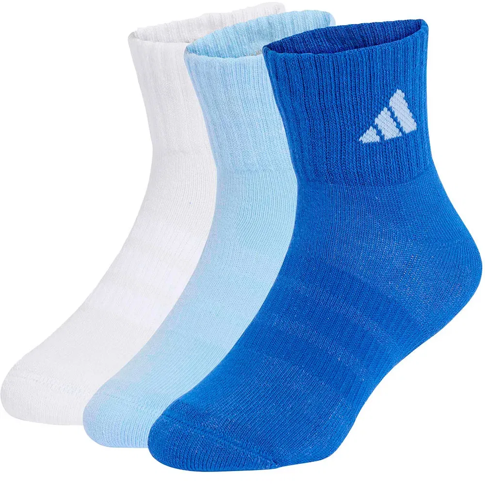 Детские носки с мягкой подошвой Cushioned Sportswear Ankle Socks 3 Pairs Adidas, Multicolor