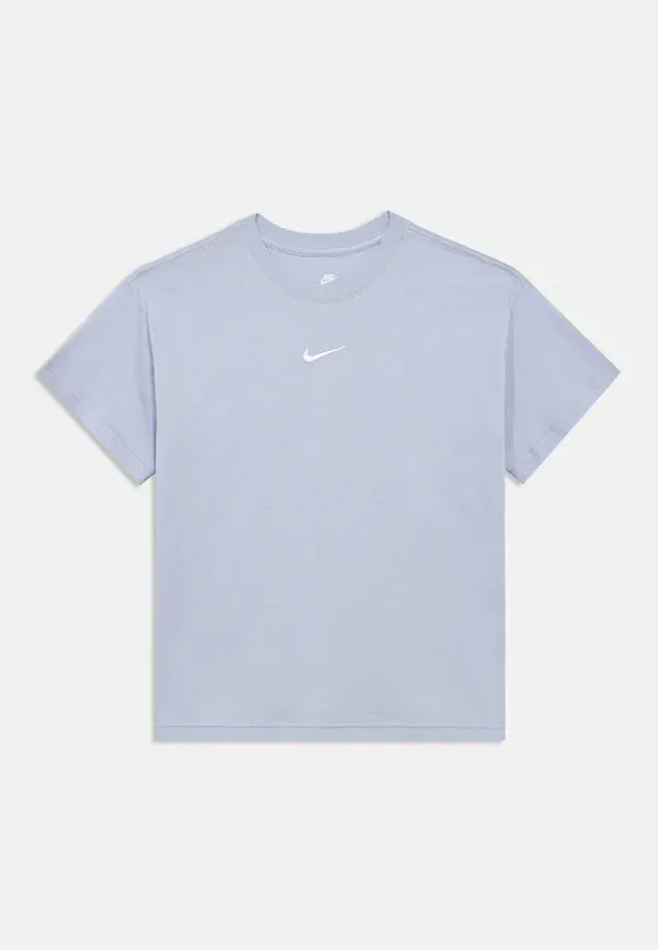 Футболка хлопковая Basic T-shirt Nike Sportswear ghost — фото 3