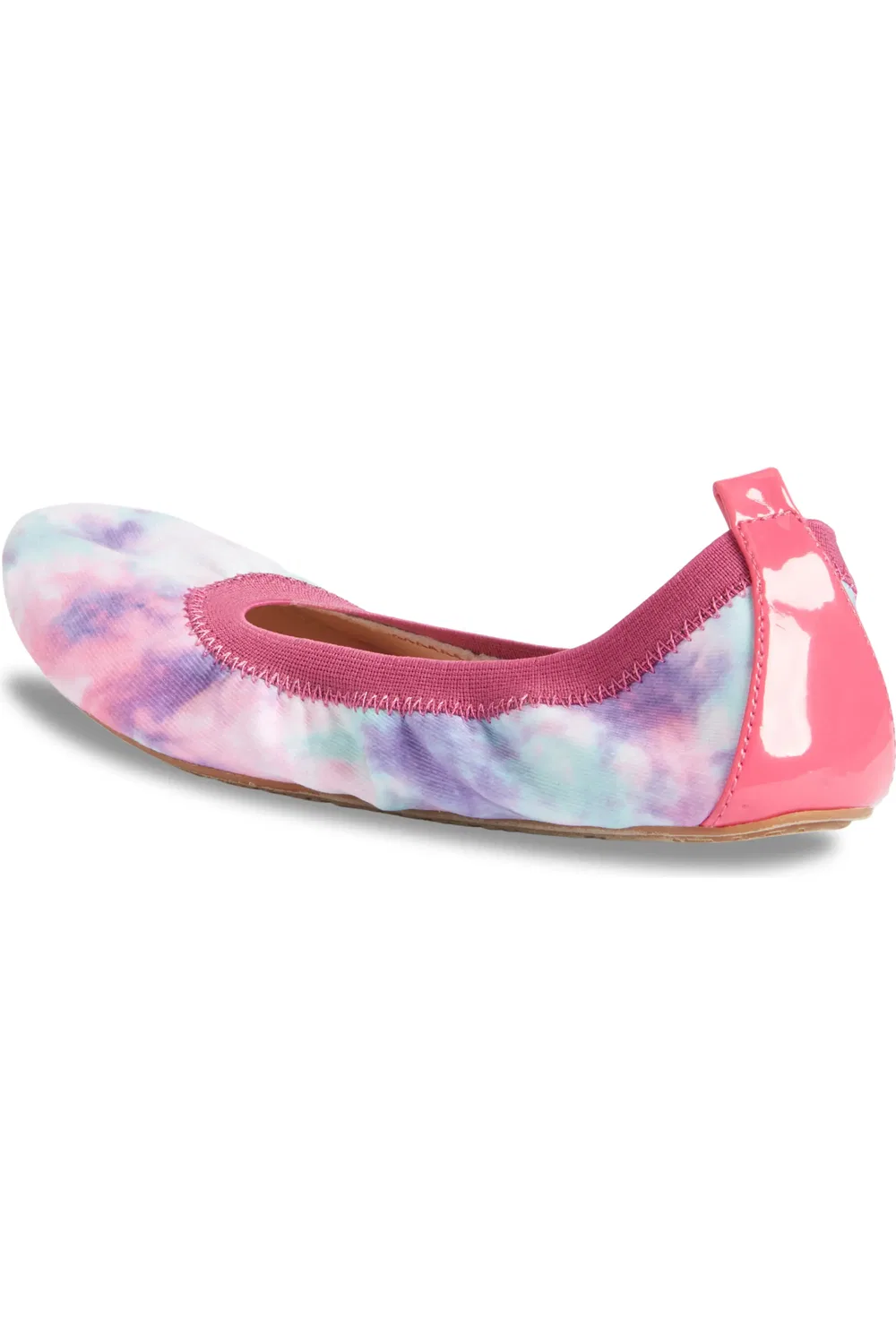 Балетки детские tie-dye Miss Samara Yosi Samra, Pink Multi — фото 2