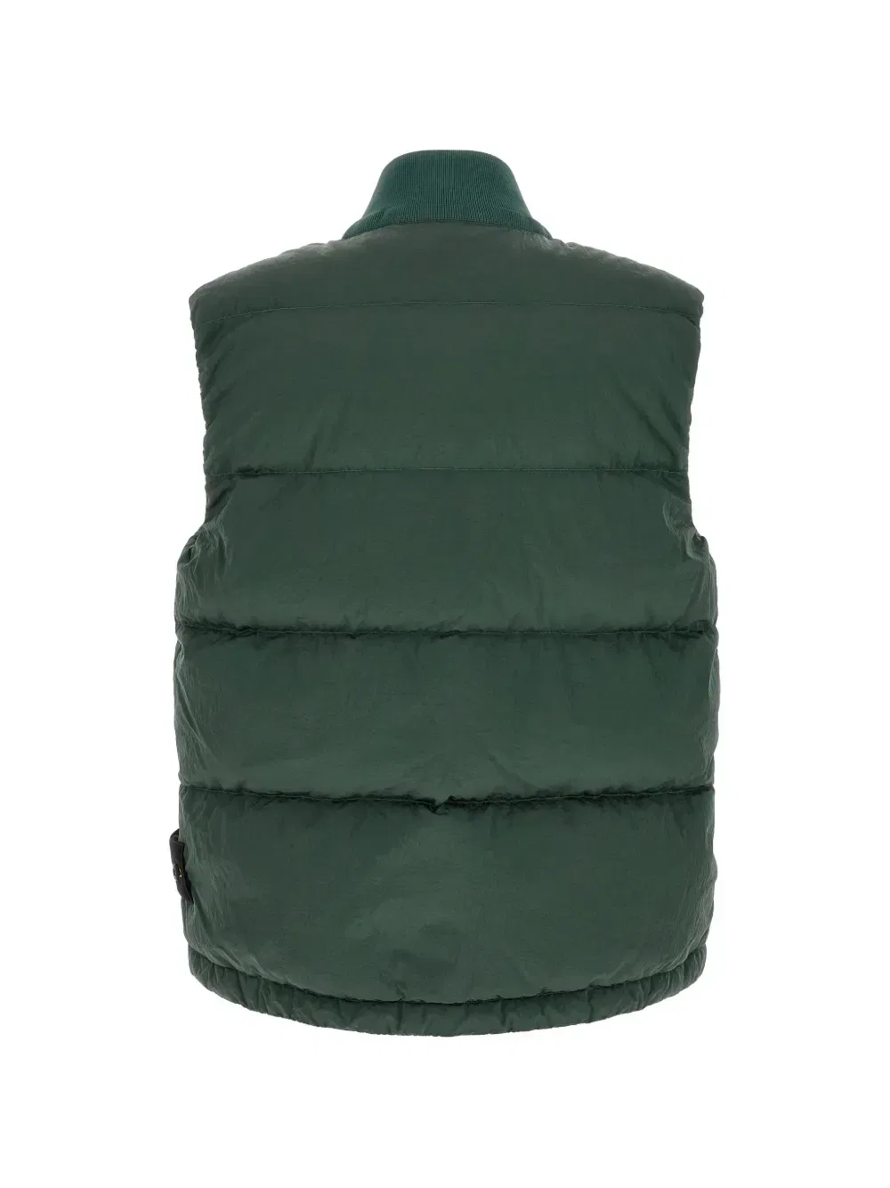 Нейлоновый жилет на подкладке из ткани Metal Stone Island, зеленый — фото 2