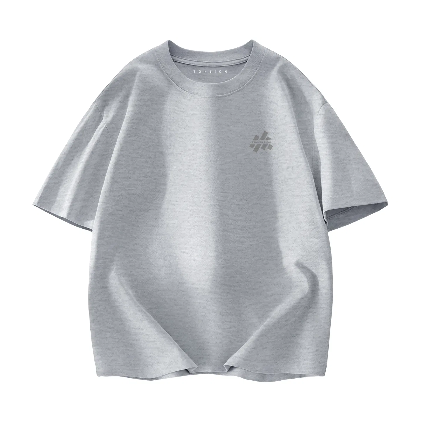 Детское футболка хлопковая Tonlion, Цвет 100% cotton and linen gray
