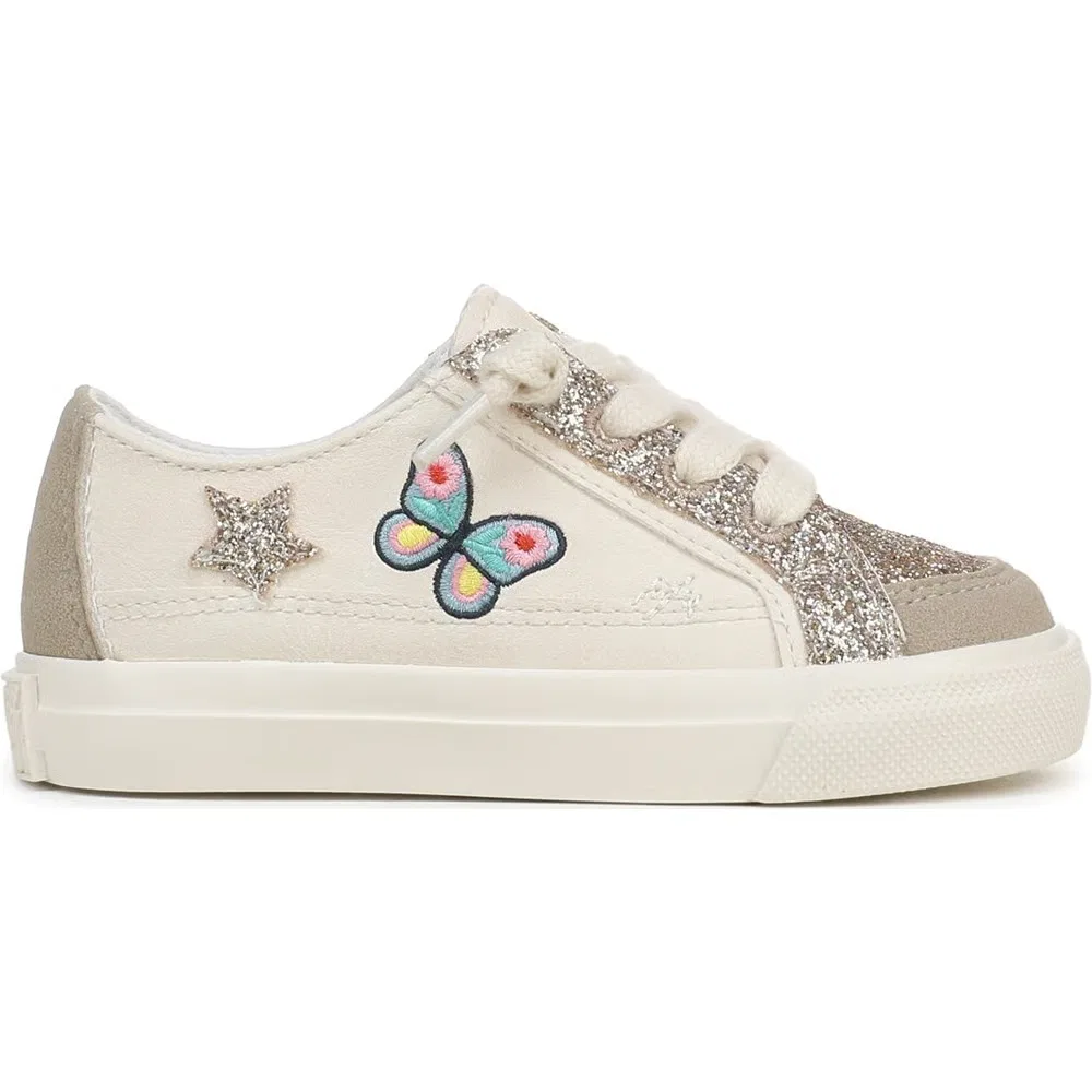 Детские кроссовки Pebble 3-T Blowfish Malibu, Cream Gold Faux Leather — фото 2