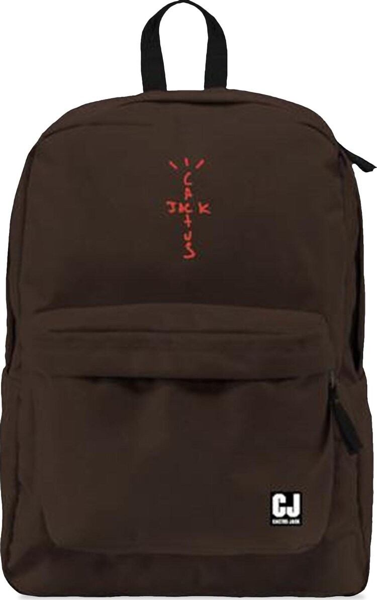 

Рюкзак Cactus Jack by Travis Scott Backpack With Patch Set Brown, коричневый