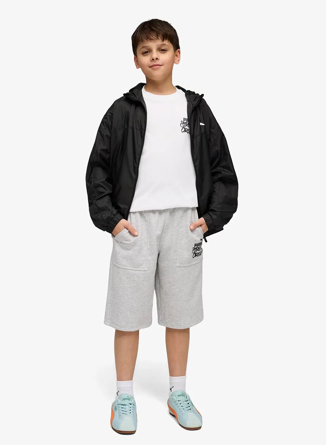 Футболка с принтом Youth Mid90s Puma, белый — фото 3