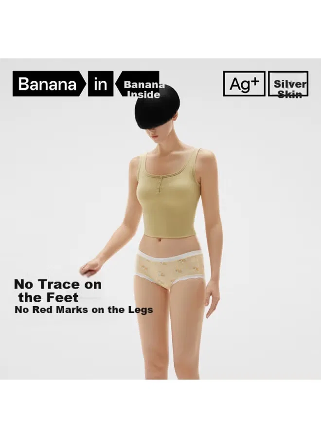 Трусы-слипы детские с принтом, 3 шт, Silverskin 7A Antibacterial Bananain, разноцветный