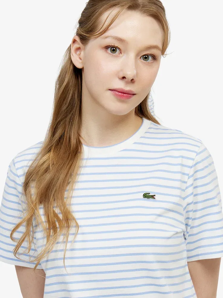 Футболка с полоской LACOSTE, Silver — фото 2
