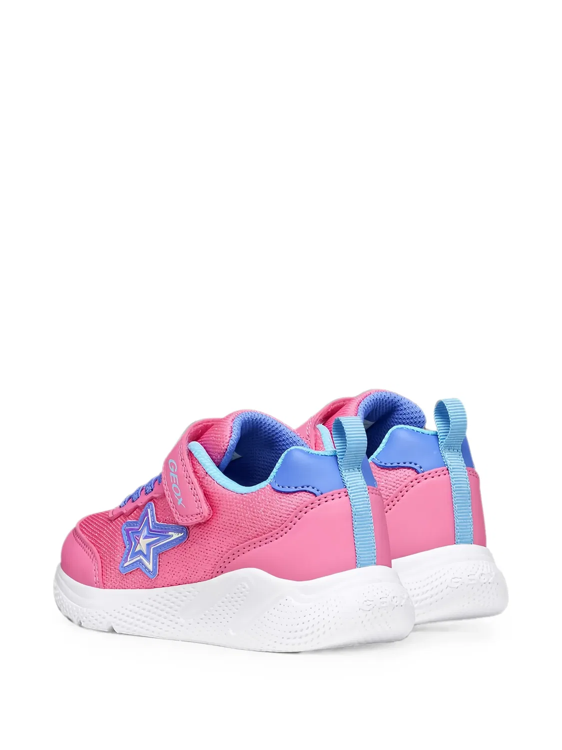 Кроссовки Sprintye с нашивками Geox Kids, розовый — фото 3