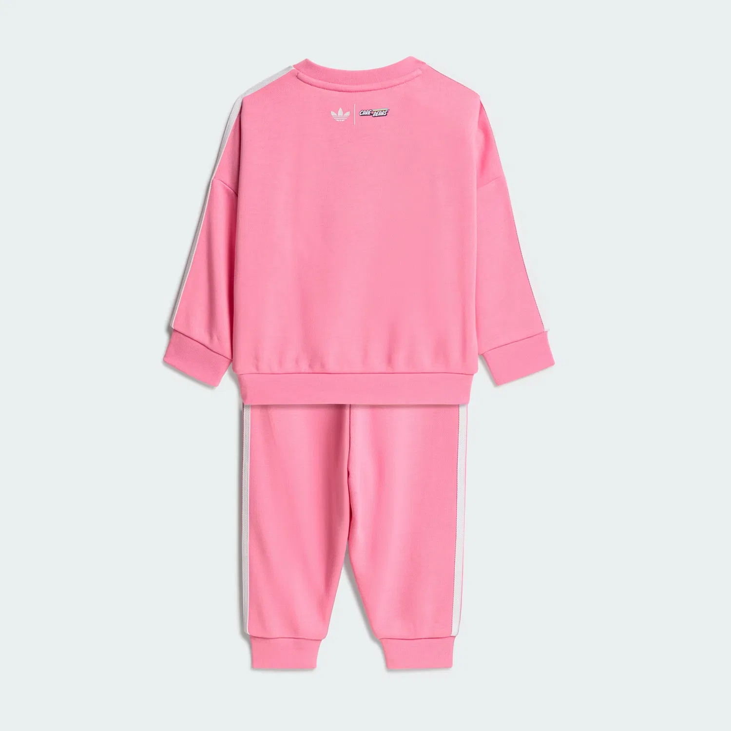 Детский комплект из топа и брюк свободного кроя Care Bears Loose Crew Set Adidas Originals, Bliss Pink — фото 3