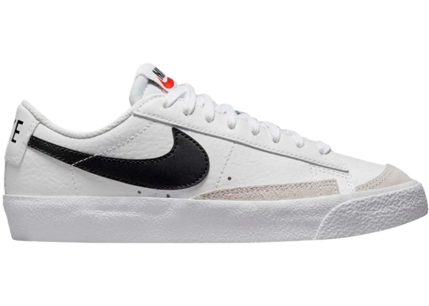 Детские кроссовки с низким профилем Nike Blazer 77 Low, White/Black/White/Washed Teal
