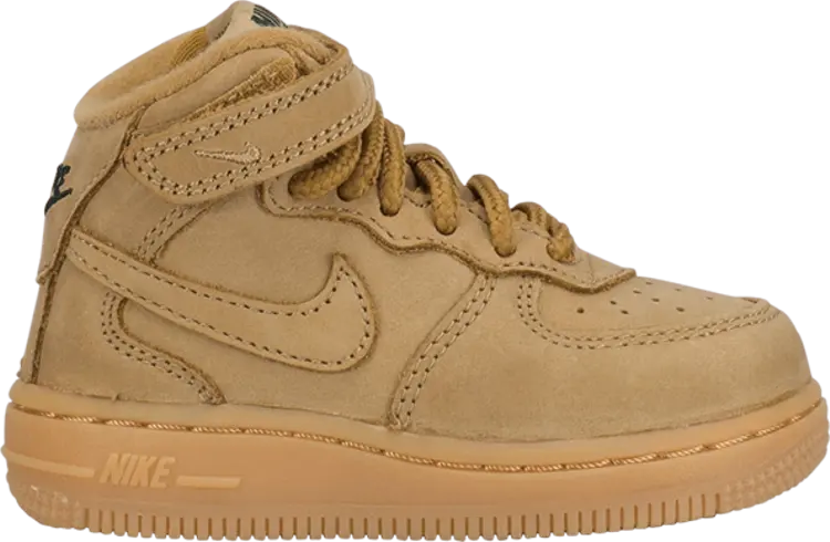 

Кроссовки Nike Air Force 1 Mid WB TD 'Flax', коричневый