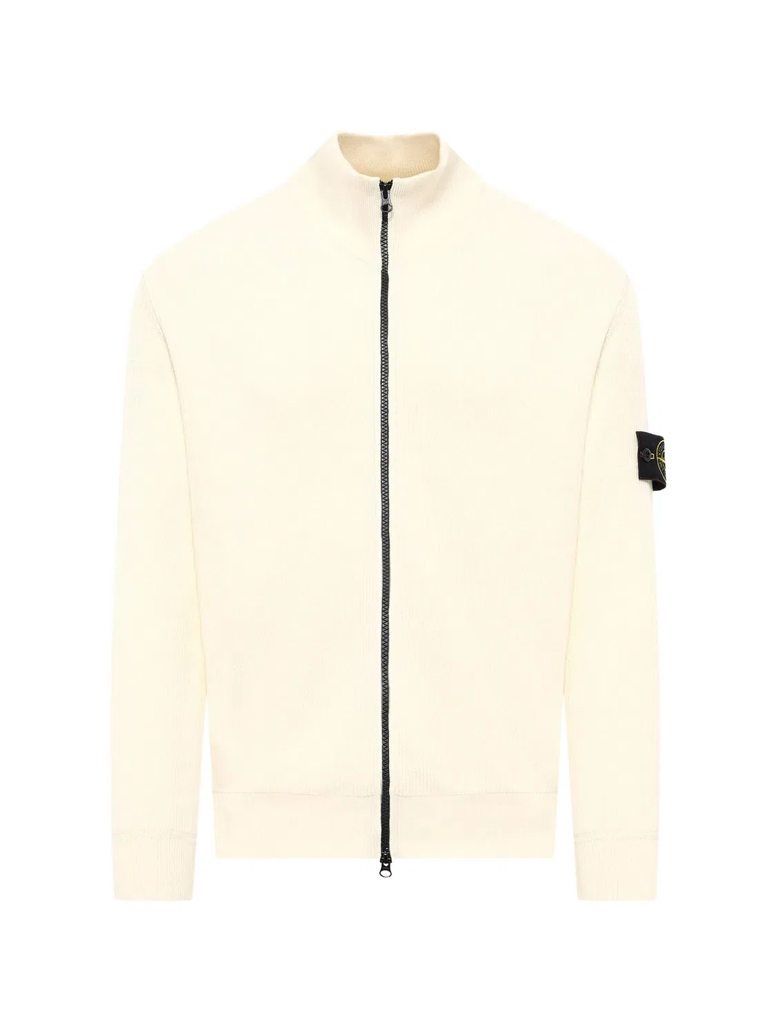 Кардиган в рубчик Stone Island, нейтральные цвета