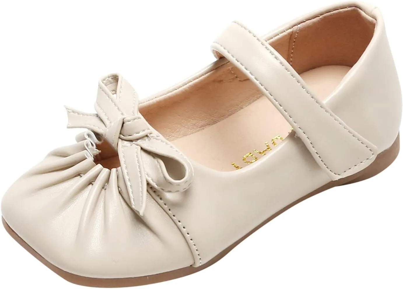Детские туфли для девочек с цветочным принтом Girls Slippers Monkey Dress Bridesmaids Flats Wedding Kids 1-6Y Girls Flower Party Shoes Shoes Girls Sandals, White