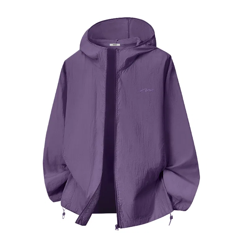 Детская ветровка с капюшоном MINISO, Aurora Purple