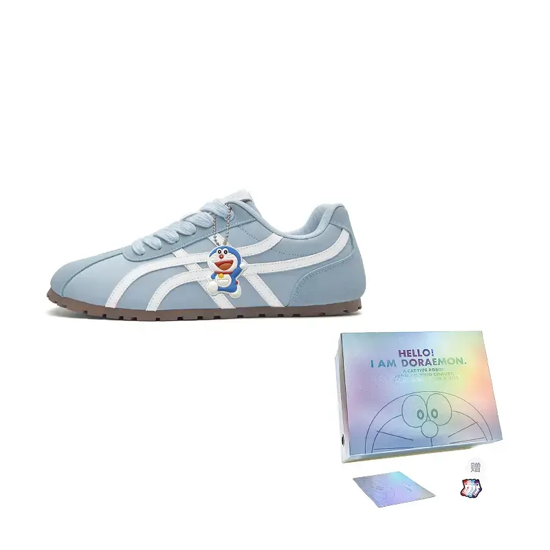 

Doraemon Дораэмон мужские низкие кеды повседневные муссовый синий, цвет Mousse Blue