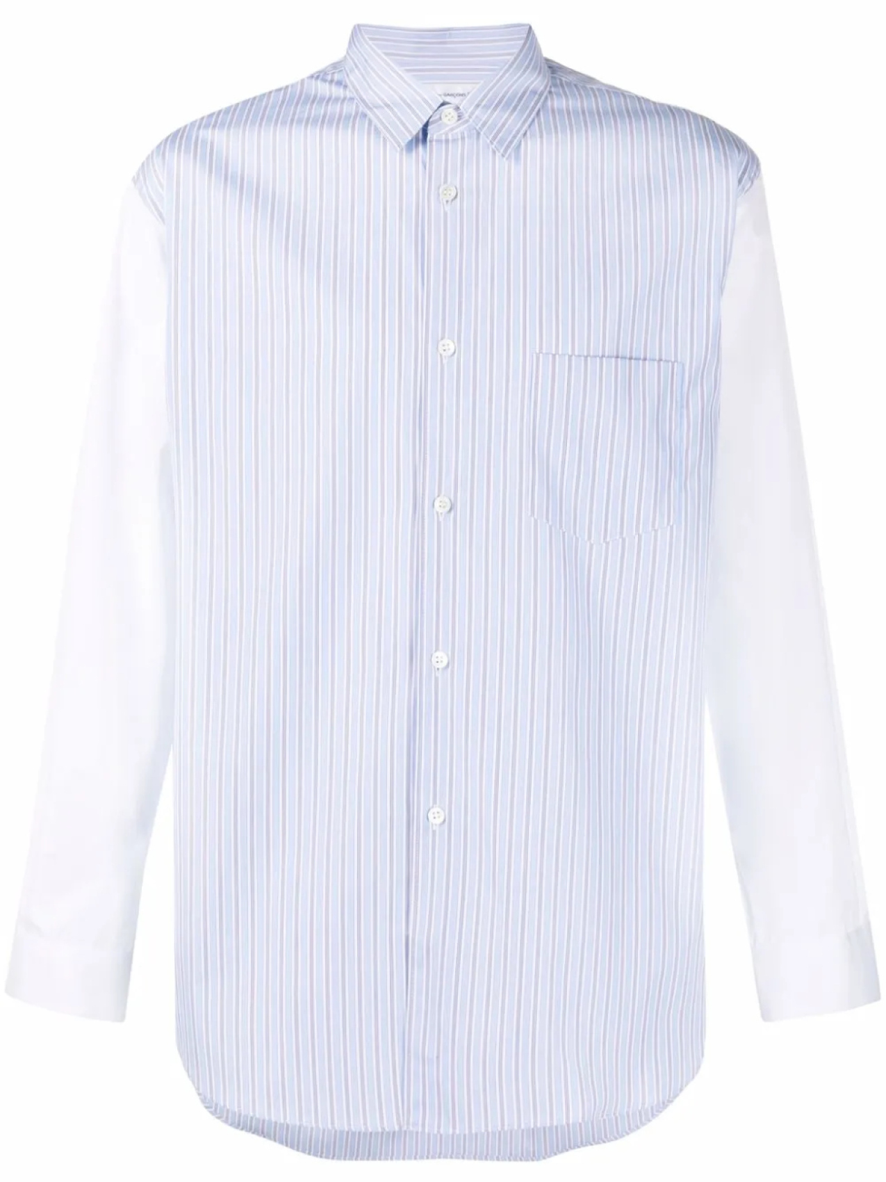 

Полосатая рубашка с длинными рукавами Comme Des Garçons Shirt, синий