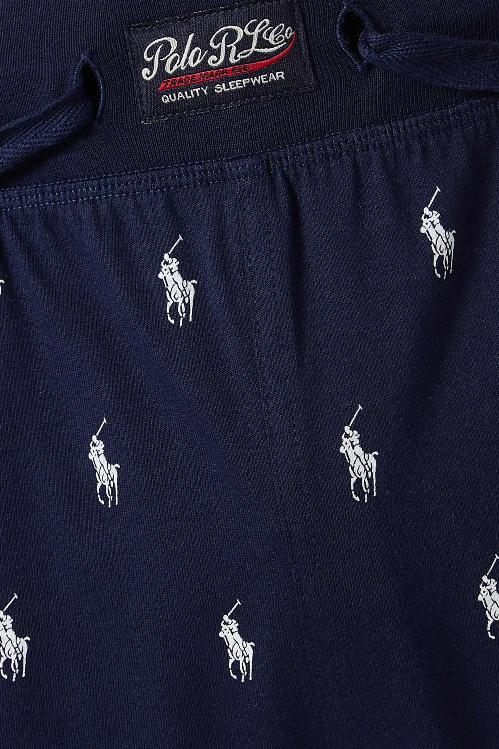 Штаны с принтом пони из хлопкового джерси Polo Ralph Lauren — фото 4