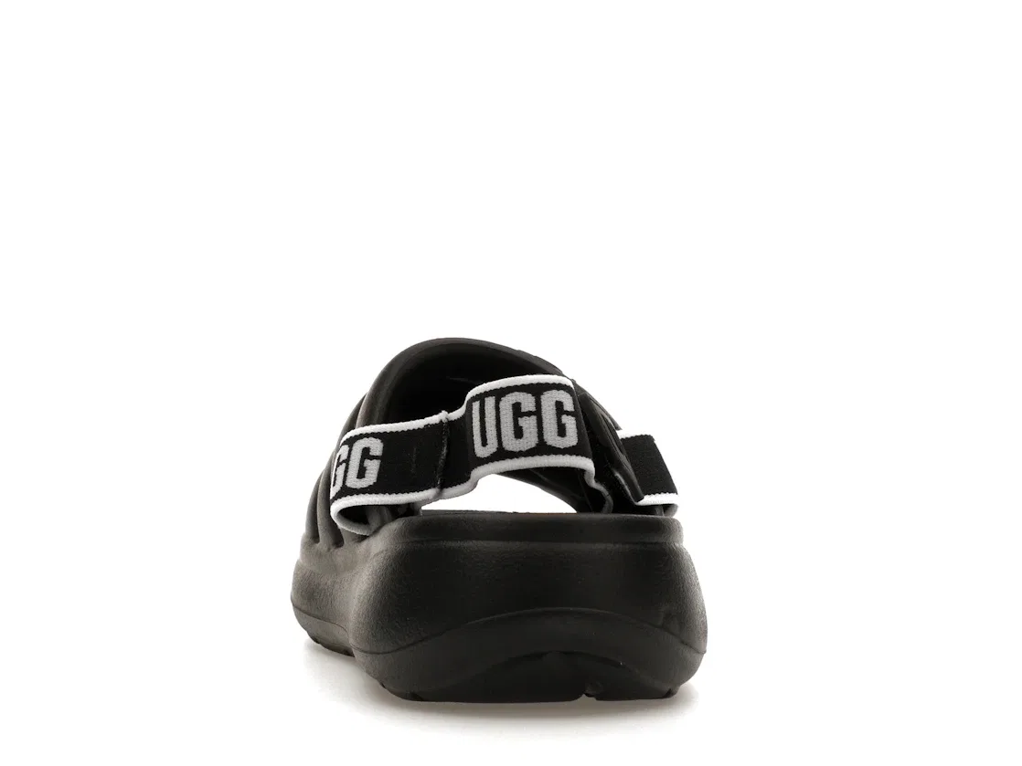 Детские шлепанцы с ремешком UGG Sport Yeah Slide, Black — фото 4