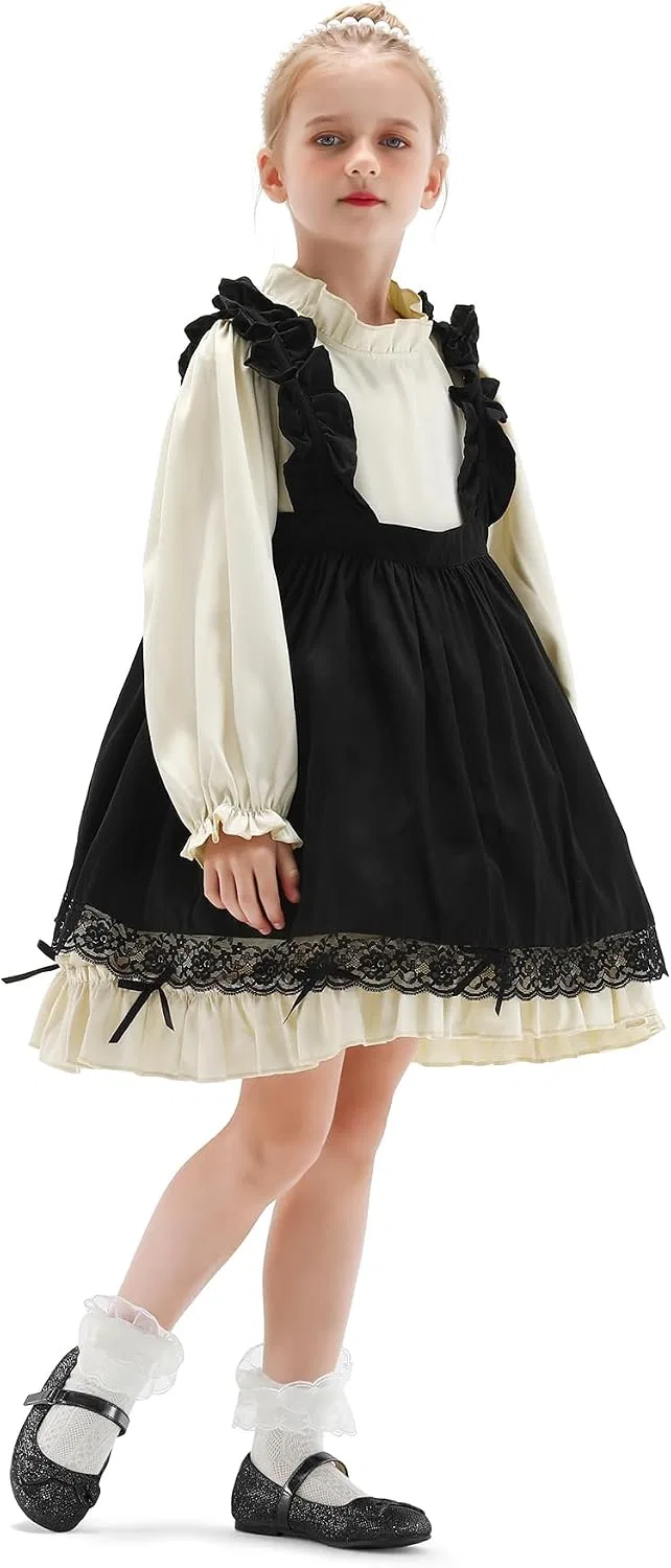 Детские балетки для девочек с бантом нескользящие K KomForme, Black Glitter — фото 3