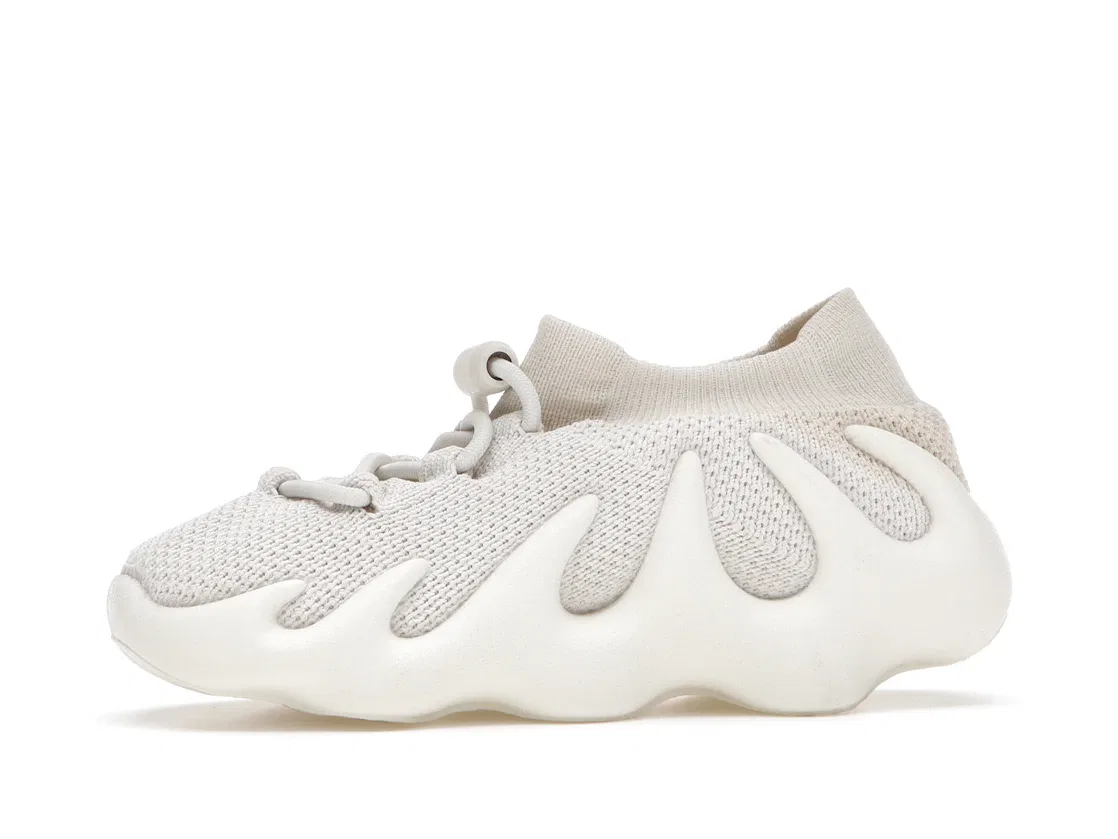 Детские кроссовки без шнурков Adidas Yeezy 450, Cloud White — фото 3