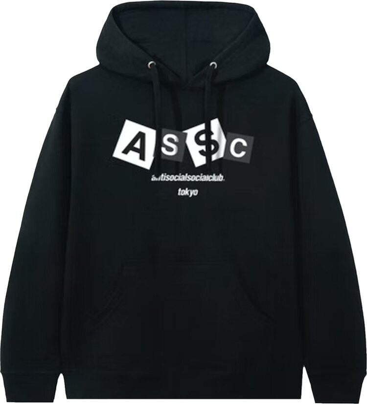 

Худи Anti Social Social Club Angle Hair Hoodie 'Black', черный